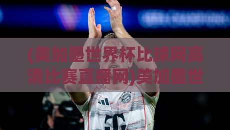 (美加墨世界杯比球网高清比赛直播网)美加墨世界杯！2026观赛全攻略，高清直播在哪看