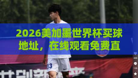 2026美加墨世界杯买球地址,在线观看免费直播站全攻略(2026版) 2026美加墨世界杯买球地址,在线观看免费直播站全攻略(2026版)