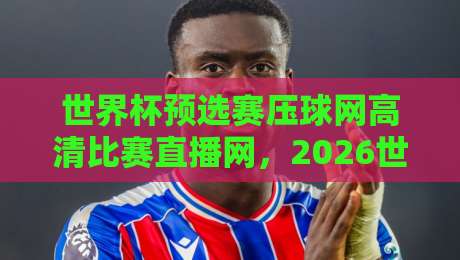 世界杯预选赛压球网高清比赛直播网，2026世预赛怎么看才过瘾？