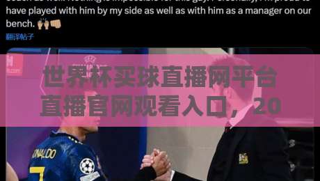 世界杯买球直播网平台直播官网观看入口，2026看球别走弯路