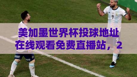 美加墨世界杯投球地址在线观看免费直播站，2026球迷必备指南