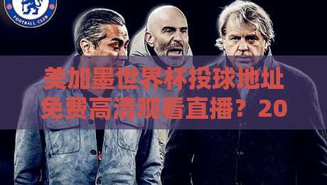 美加墨世界杯投球地址免费高清观看直播？2026观赛避坑指南与合法渠道盘点