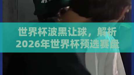 世界杯波黑让球，解析2026年世界杯预选赛盘口玄机