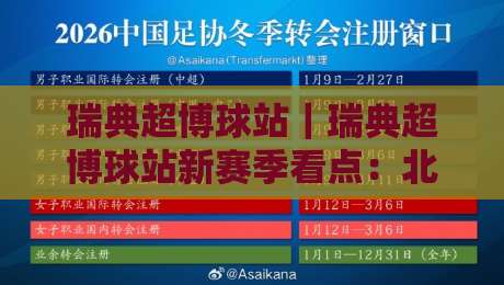 瑞典超博球站｜瑞典超博球站新赛季看点：北欧绿茵的战术脉络与观赛节奏-今晚靠谱最火进球网技巧预选竞投论坛720P集锦
