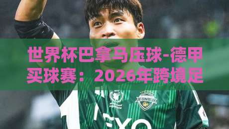 世界杯巴拿马压球-德甲买球赛：2026年跨境足彩圈的“暗流”与真相