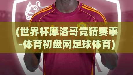 (世界杯摩洛哥竞猜赛事-体育初盘网足球体育)：2026年摩洛哥世界杯竞猜避坑指南，老玩家才知道的门道