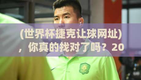 (世界杯捷克让球网址)，你真的找对了吗？2026年最新实用指南